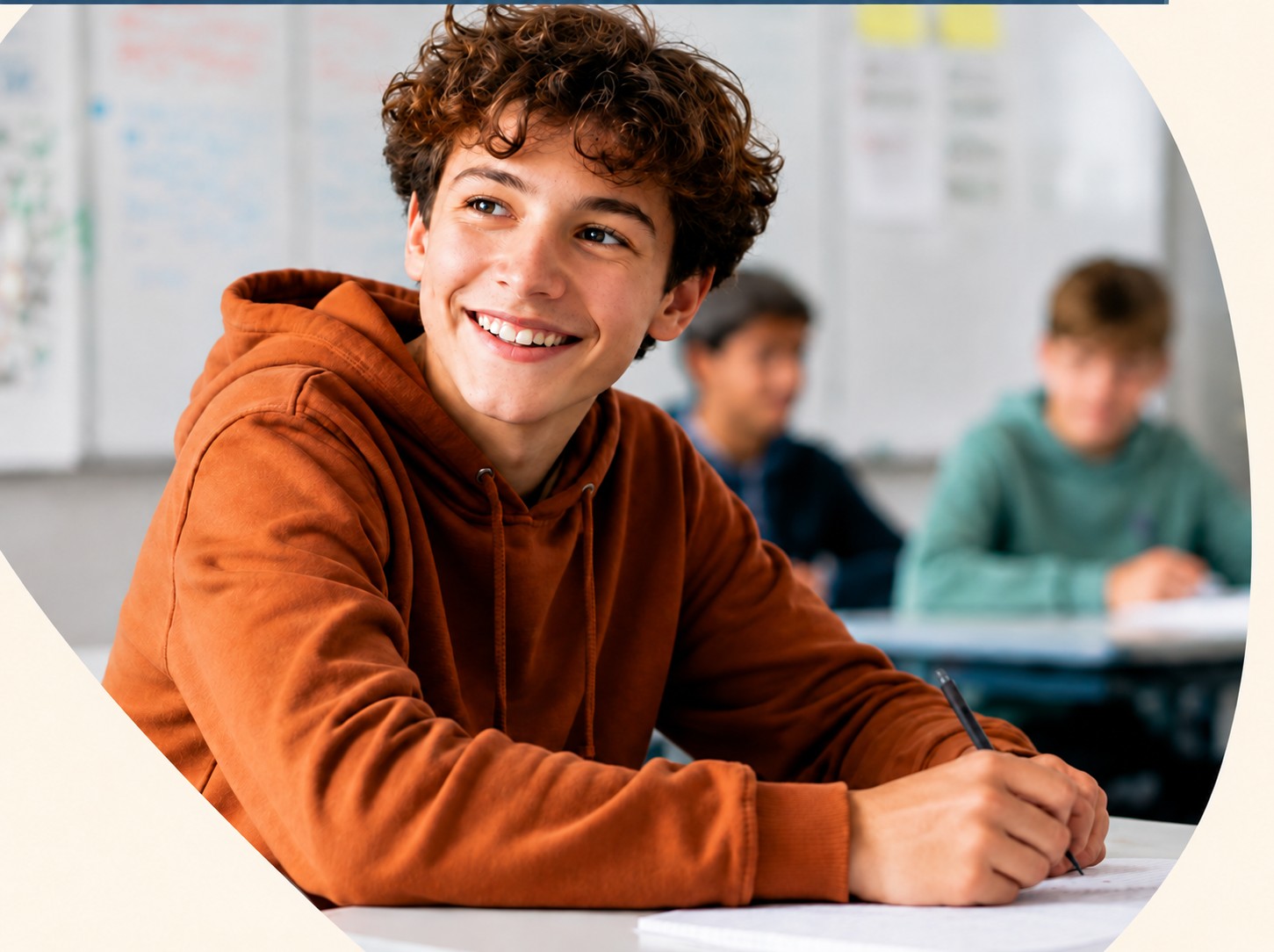 Leerling in de klas